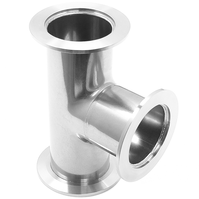Vacuum Tee, Standard KF 50 (NW 50), Stainless Steel vplcorp